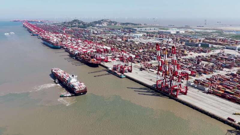 活力中国调研行 跨境电商高速增长上海浦东机场、洋山港货运效率再升级(图2)